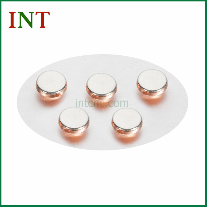AgCu silver copper bimetal contacts